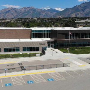 Alta View Elementary A picture of the front of Alta View Elementary School.