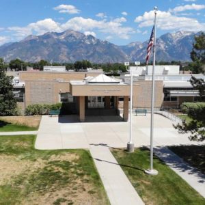 Copperview Elementary School A picture of the front of Copperview Elementary School.